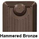 Hammered Bronze painted radiator