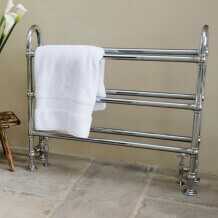 View and Buy Traditional Towel Rails, Victorian Towel Warmers and Period Style Bathroom Radiators Available in Chrome, Nickel or Copper at UKAA