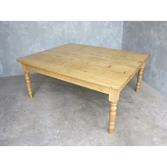 Chunky Wooden Farmhouse Style Table 