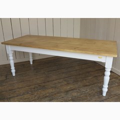 Chunky Wooden Kitchen Table 