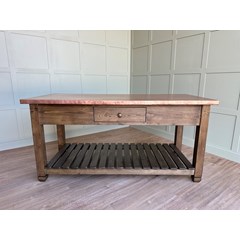 Copper Kitchen Island 