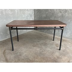 Copper Table With Nail Detailing 