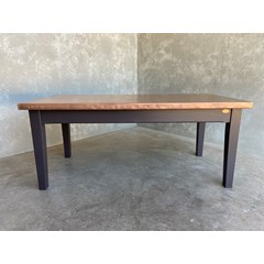 Copper Table With Wooden Base 