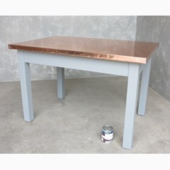 Copper Top Kitchen Table Made To Measure 