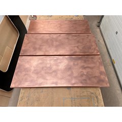 Copper Worktops In An Antique Finish
