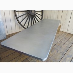 Hand Made Distressed Zinc Table Top