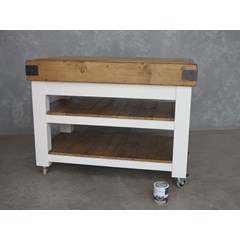Handmade Butchers Block Made From Old Pine 