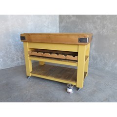 Handmade Butchers Block Made From Old Pine 
