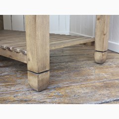 Handmade Slatted Base Butchers Block