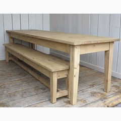 Handmade Wooden Farmhouse Style Table 
