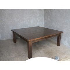 Herringbone Pattern Wooden Table 