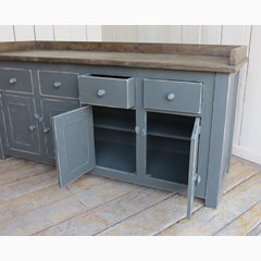 Large Custom Made Wooden Kitchen Unit 