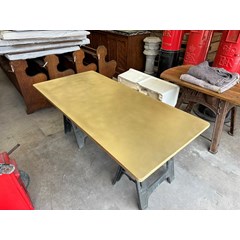 Matt Brass Kitchen Island Top 