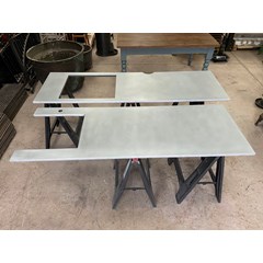 Matt Zinc Kitchen Worktops 