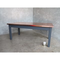 Natural Copper Top Kitchen Table
