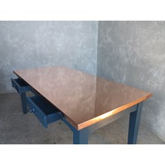 Natural Copper Top Table 