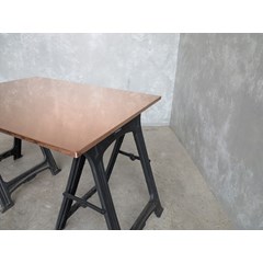 Natural Finish Copper Kitchen Table Top 