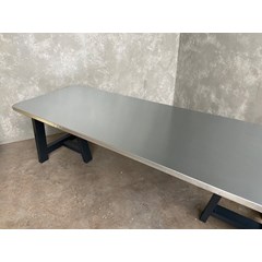 Natural Finish Zinc A Frame Table