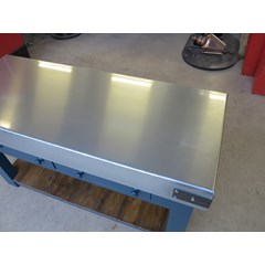 Natural Finish Zinc Butchers Block 
