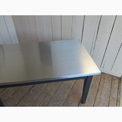Natural Zinc Handmade Dining Table 