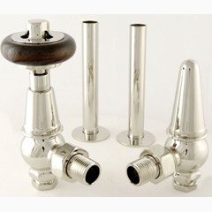 Nickel Thermostatic Valves With Sleeve Kits