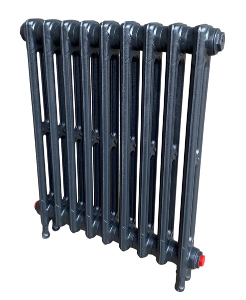 Painted Victorian 2 Column Cast Iron Radiator 9 Sections