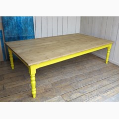 Painted Wooden Dining Table 
