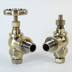 Pair Of Rosa Traditional Style Radiator Valves 