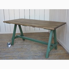 Plank Top A Frame Dining Table 