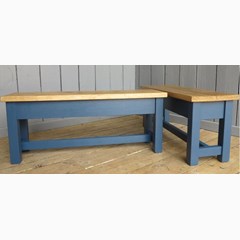 Plank Top Benches