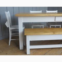 Plank Top Table & Bench