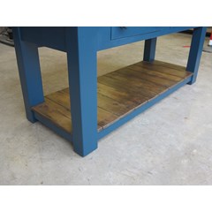 Reclaimed Pine Shelf On Butchers Block Unit 