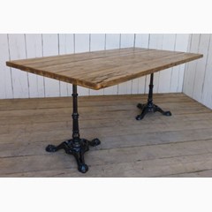 Reclaimed Plank Top Table