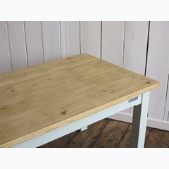 Reclaimed Plank Top Waxed Table