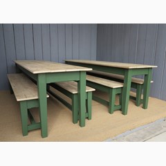 Scrub Top Tables & Benches