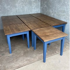 Set Of Wooden Restaurant Tables 