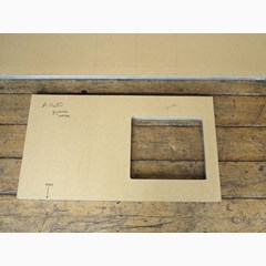 Showing Template for a Customers Worktop
