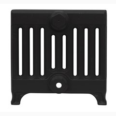 Small Black Cast Iron Radiator in the Victorian Style