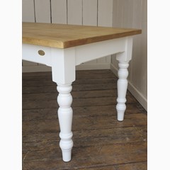 Solid Chunky Kitchen or Dining Table 