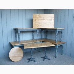 Various Plank Top Tables 