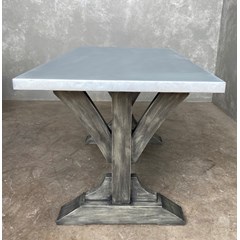 Zinc Table In A Gothic Design 
