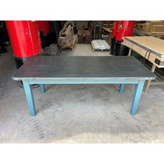 Zinc Top Dining Table 