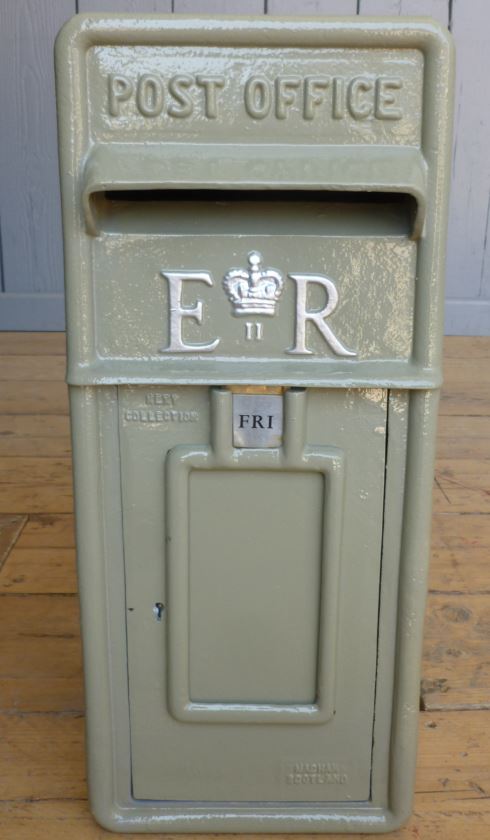 royal mail post box ral7034 original