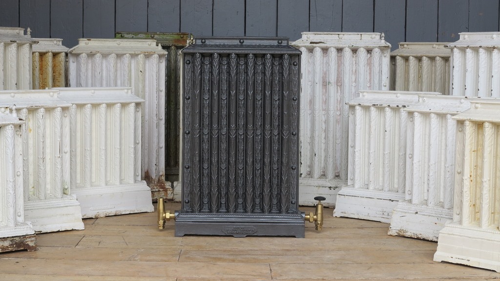 cast iron radiator radiators coalbrookdale rare ornate antique reclaimed