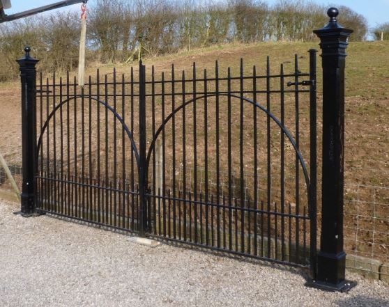 Cast Iron Gates Reclaimed Twickenham Rugby Driveway Gates Antique