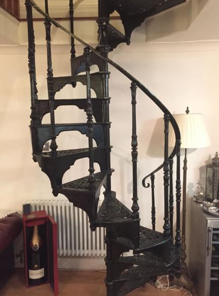 spiral stair cases for sale reclaimed antique cast iron UKAA sprial 