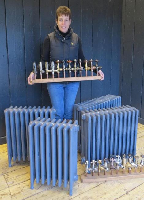 UKAA radiator bespoke for sale ready to go primer cast iron reclaimed radiators 