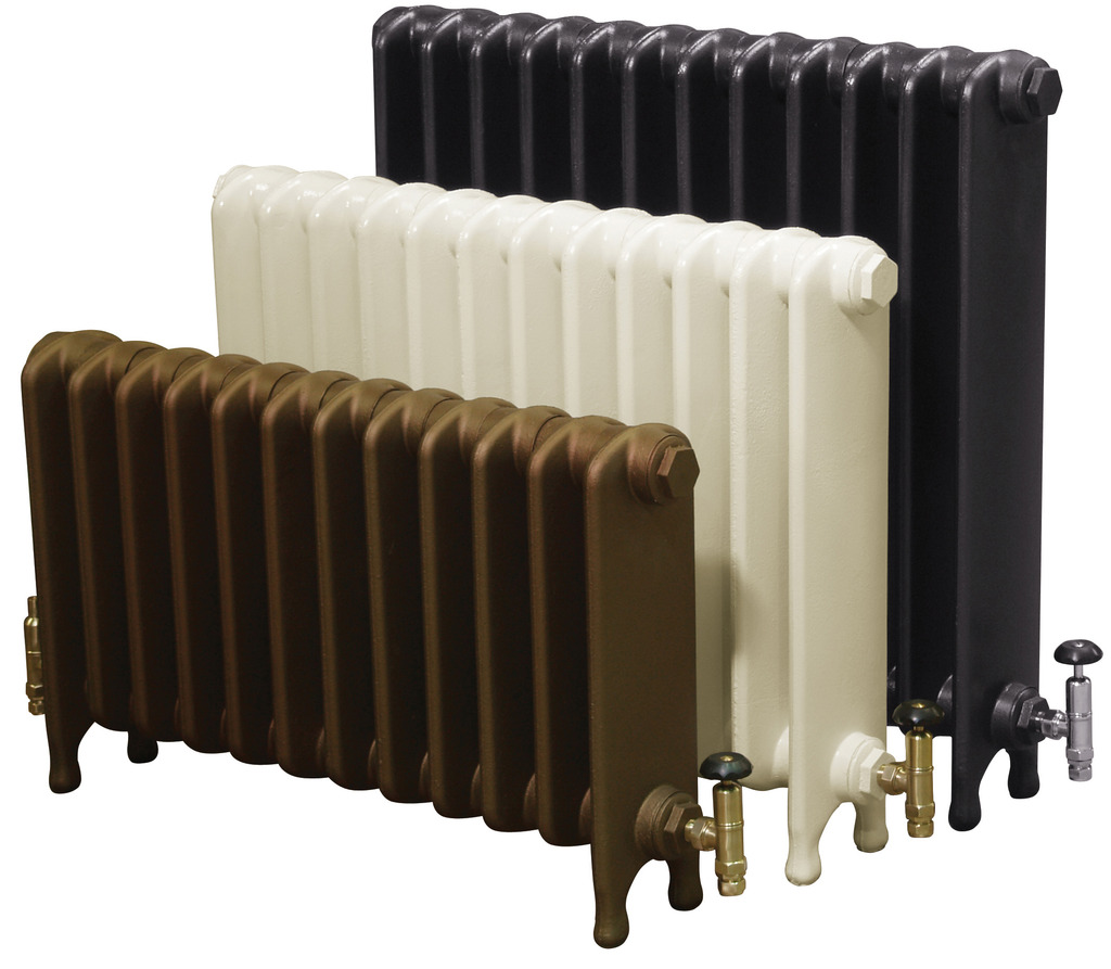 Cast Iron Eton Radiator in Different Heights made by Carron and Sold Worldwide by UKAA