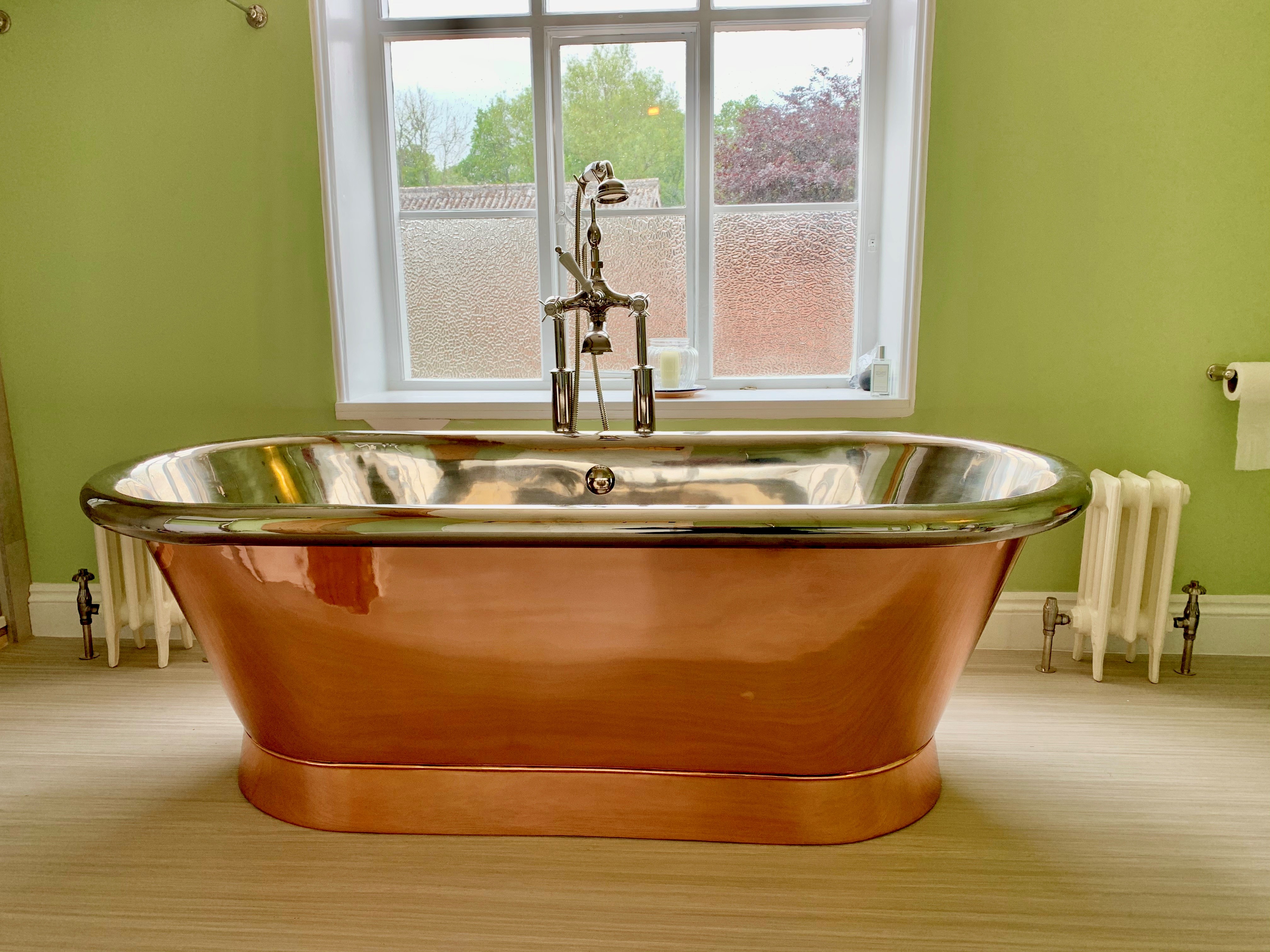 Traditional Copper Bath Fitted