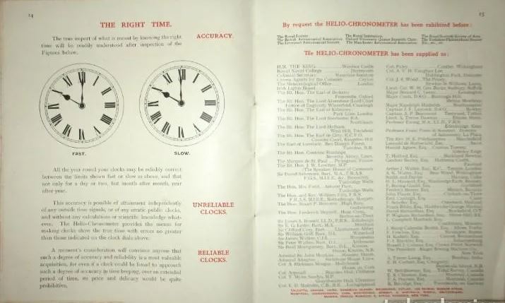 Old Original Catalogue Of Pilkington Gibbs Sundials